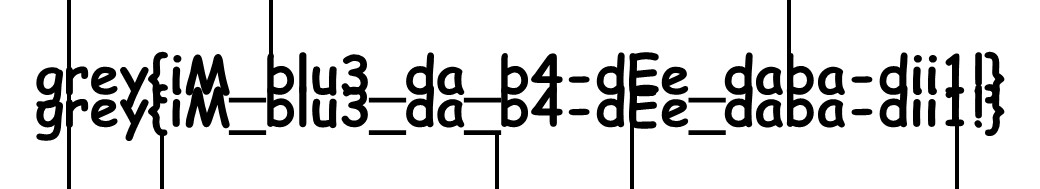 Flag in black and white